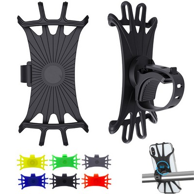 Bike Friendly Silicone Phone Holder Secure Bicycle Mount