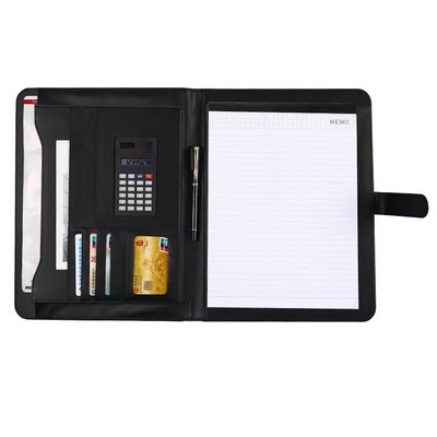 A4 Conference Portfolio Organizer w/Calculator