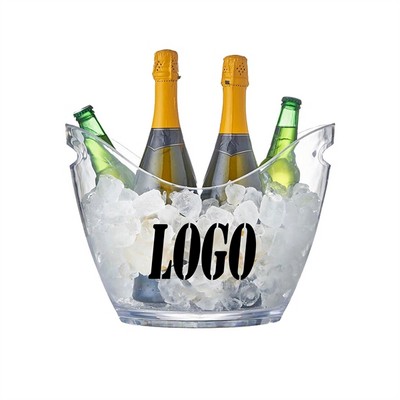 Acrylic Handle Ice Bucket