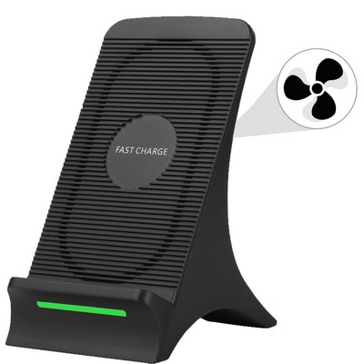 15 Watt Wireless Charger Stand with Cooling Fan