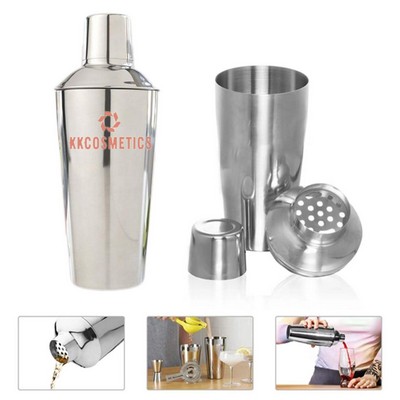 Stainless Steel Cocktail Shaker - 24 OZ.