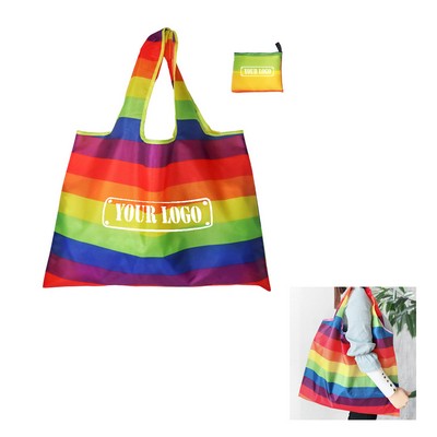 Rainbow Pride Foldable Grocery Bags