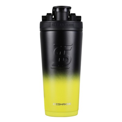 Ice Shaker - Yellow/Black Ombre - 26 oz