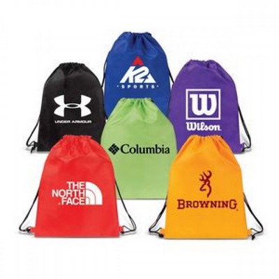 Lightweight Drawstring Budget Backpack (14" X 17")