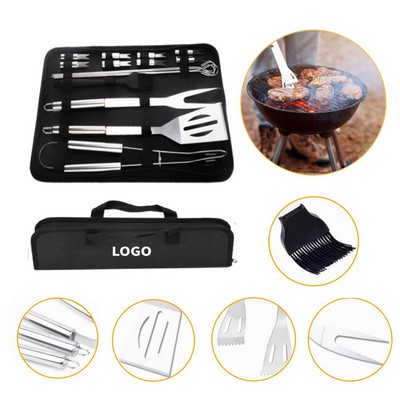 16-Piece Stainless Steel BBQ Set