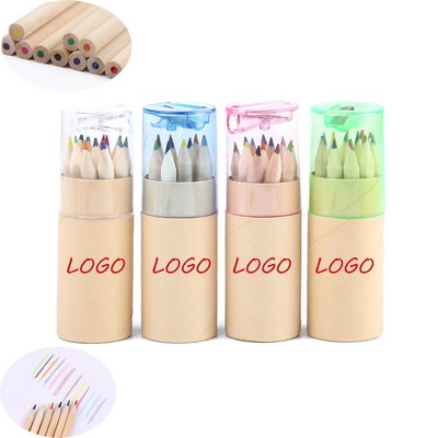 12-Color Pencil Set With Sharpener