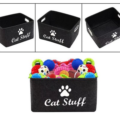 Felt Toy Storage Box