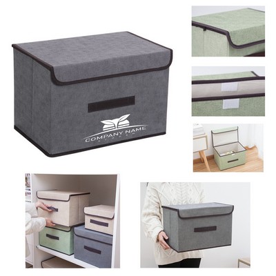 Foldable Storage Box with Lid