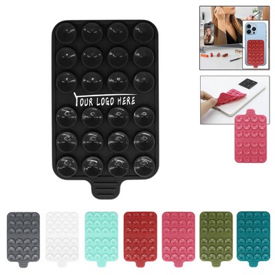 Silicone Phone Accessory with Double-Sided Suction Cup