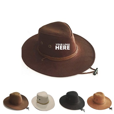 Adult Western Suede Cowboy Hat