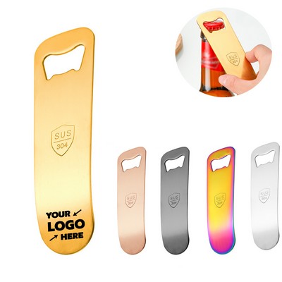 Stainless Steel Flat Bottle Opener