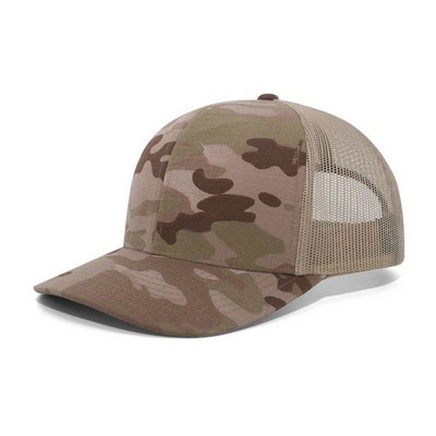 Pacific Headwear™ Multicam® Trucker Snapback Cap