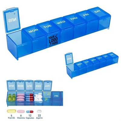 7-Day Pill Organizer for Easy Weekly Medication Management