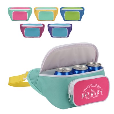 3 Can Insulated Cooler Fanny Pack