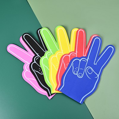 EVA Small Single Finger Victory Gesture Cheer Glove