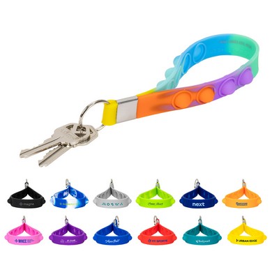 Push Pop Stress Reliever Keychain