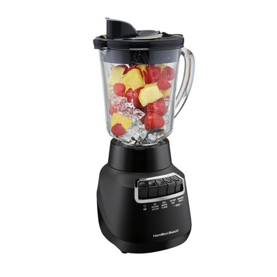 Hamilton Beach 58185 Wave Crusher Blender, 40 Oz. Glass Jar, Stainless Steel Blades, 800 Watts, Blac