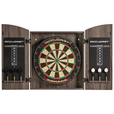 Escalade Sports Accudart - Armada Bristle Dartboard Cabinet Set