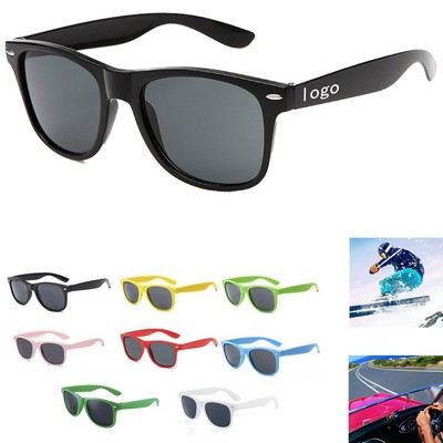 Single Color Plastic Matte Sunglasses