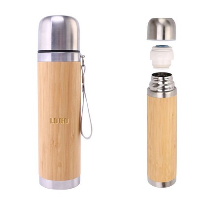 450ml Bamboo Stainless Steel Cups Mug