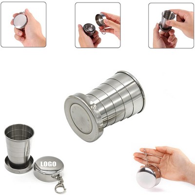 75ml Collapsible Stainless Steel Trave Cup