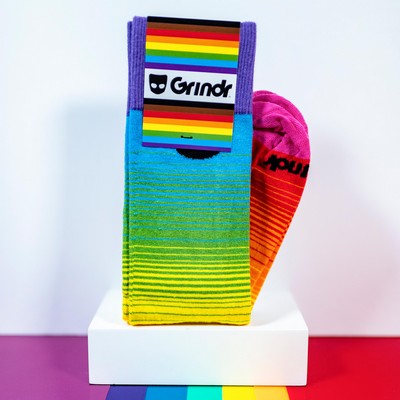 Over the Calf Pride Socks - Celebrate Diversity in Style - American Made