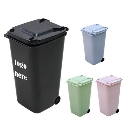 Mini Garbage Trash Bin Pen Holder