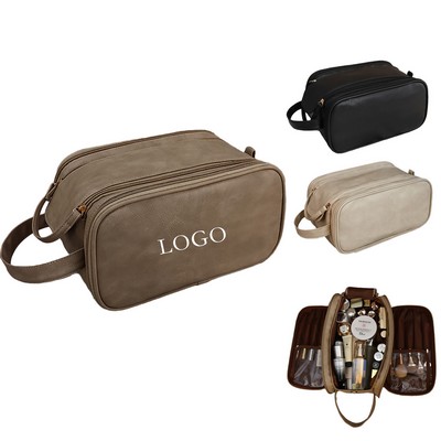 PU Large Capacity Travel Makeup Bag