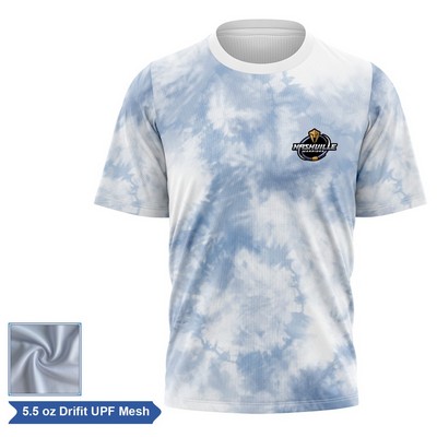 Sublimation UPF Mesh Short Sleeve T-Shirt - Men Women Kids