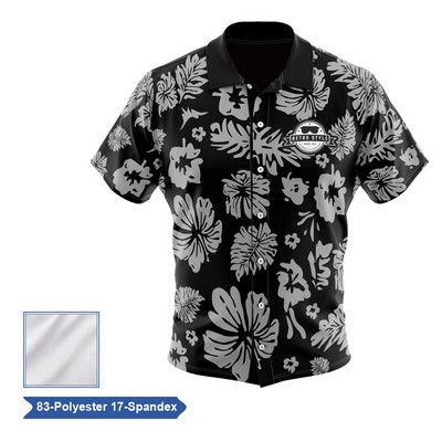 Sublimation Premium Poly Spandex Camp Shirt - Men Women Kids