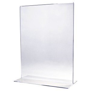 Clear Acrylic T Frame (6"x8")