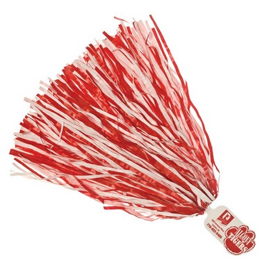 500-Streamer Pom Poms w/Mascot Handle - Paw End