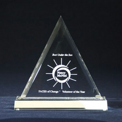 Beveled Triangle Award w/Base