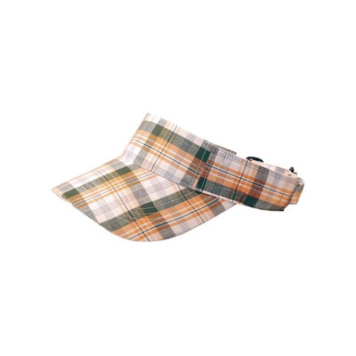 Pro Style Plaid Visor