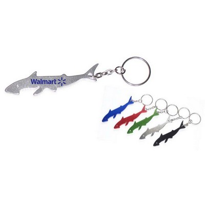 Shark Aluminum Keychain