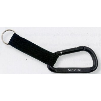 Deluxe Carabiner w/ Printed Strap