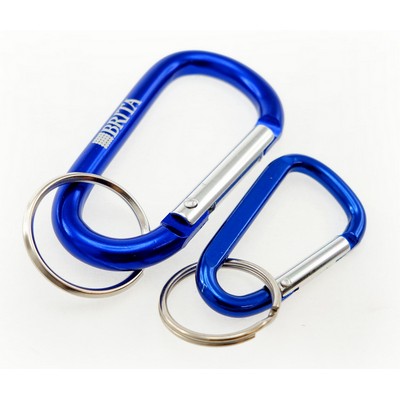 Laser Engraved Carabiners w/ Split Ring w/Next Day Service