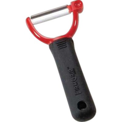 Ergonomic Soft Grip Y-Peeler w/Straight Edge