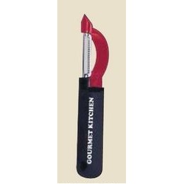 Ergonomic Firm Grip Straight Peeler w/Serrated Edge