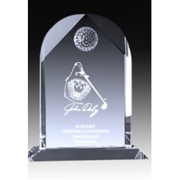 Crystal Series Golf Ball Crystal Award