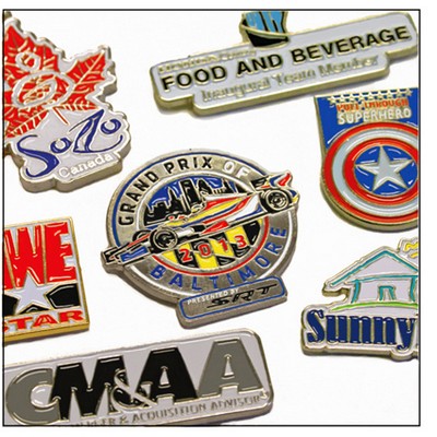 1.5" Die-Struck Soft Enamel Lapel Pin