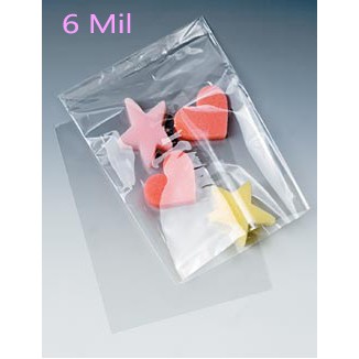 6 Mil Lay Flat Polyethylene Bag (6"x10")