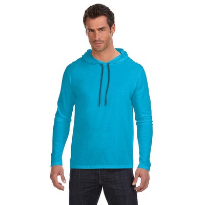 Gildan Adult Lightweight Long-Sleeve Hooded T-Shirt