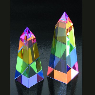 Large Crystal Rainbow Obelisk