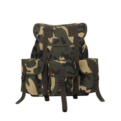 G.I. Type Heavyweight Woodland Camo Canvas Mini Alice Packs