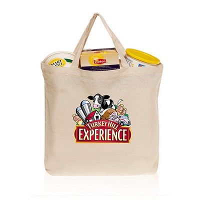 Natural Cotton Grocery Bags (13.5"x14.25")