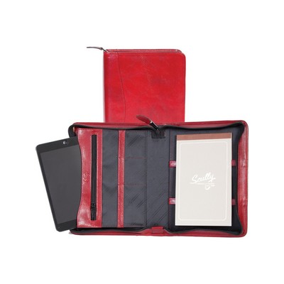 Italian Leather Mini Tablet Organizer