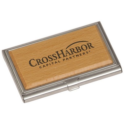 Wood Business Card Case