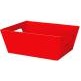 Large Solid Red Gift Basket Market Tray