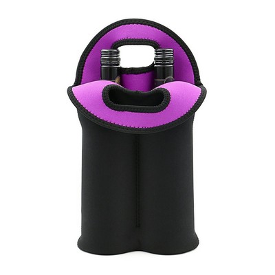 Kidder iBank® 2-Bottle Neoprene Wine Tote